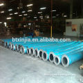 suction rubber water hose with PN10 steel flanges